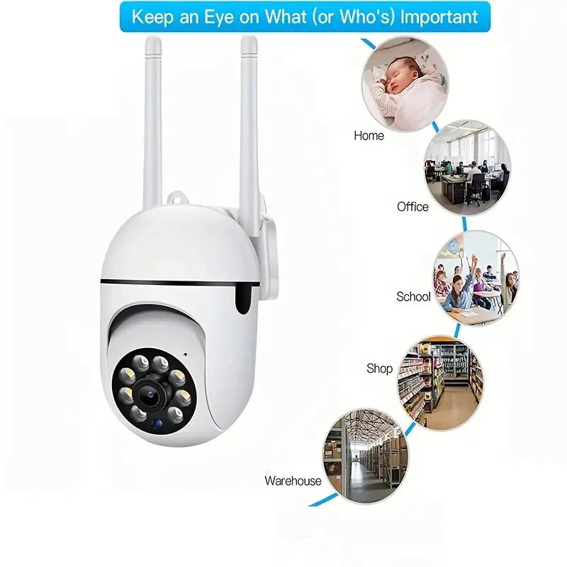 Cámara WiFi de 3MP para el hogar, nocturno y control por dispositivos móvil